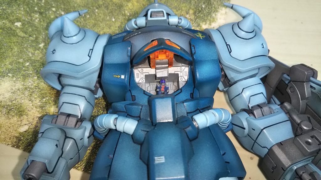 このキットには、パイロットノリス（ノリスけさん）大佐がついています💦外のキットのパーツから転用💦