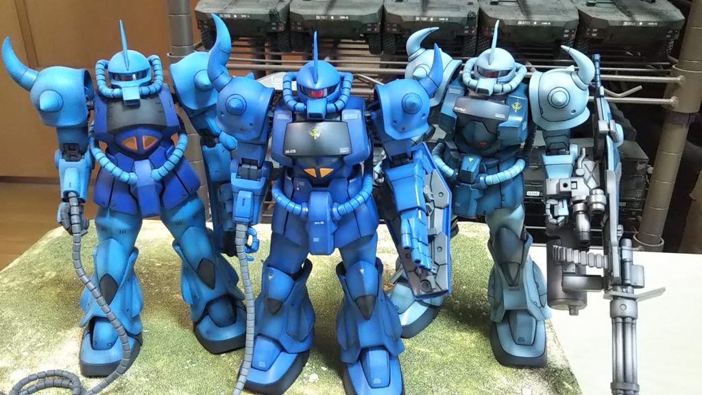 ver2.0左（水色過ぎたか💦）ノリスけさんカスタム💦右の水色との比較💦