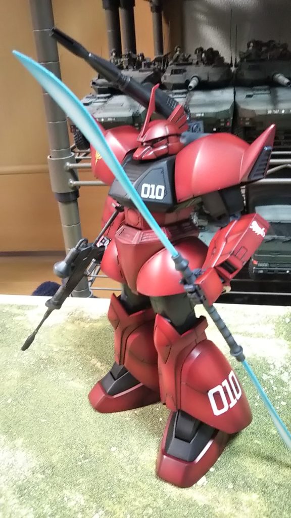 左斜め前ナギナタ（青）がピントの邪魔