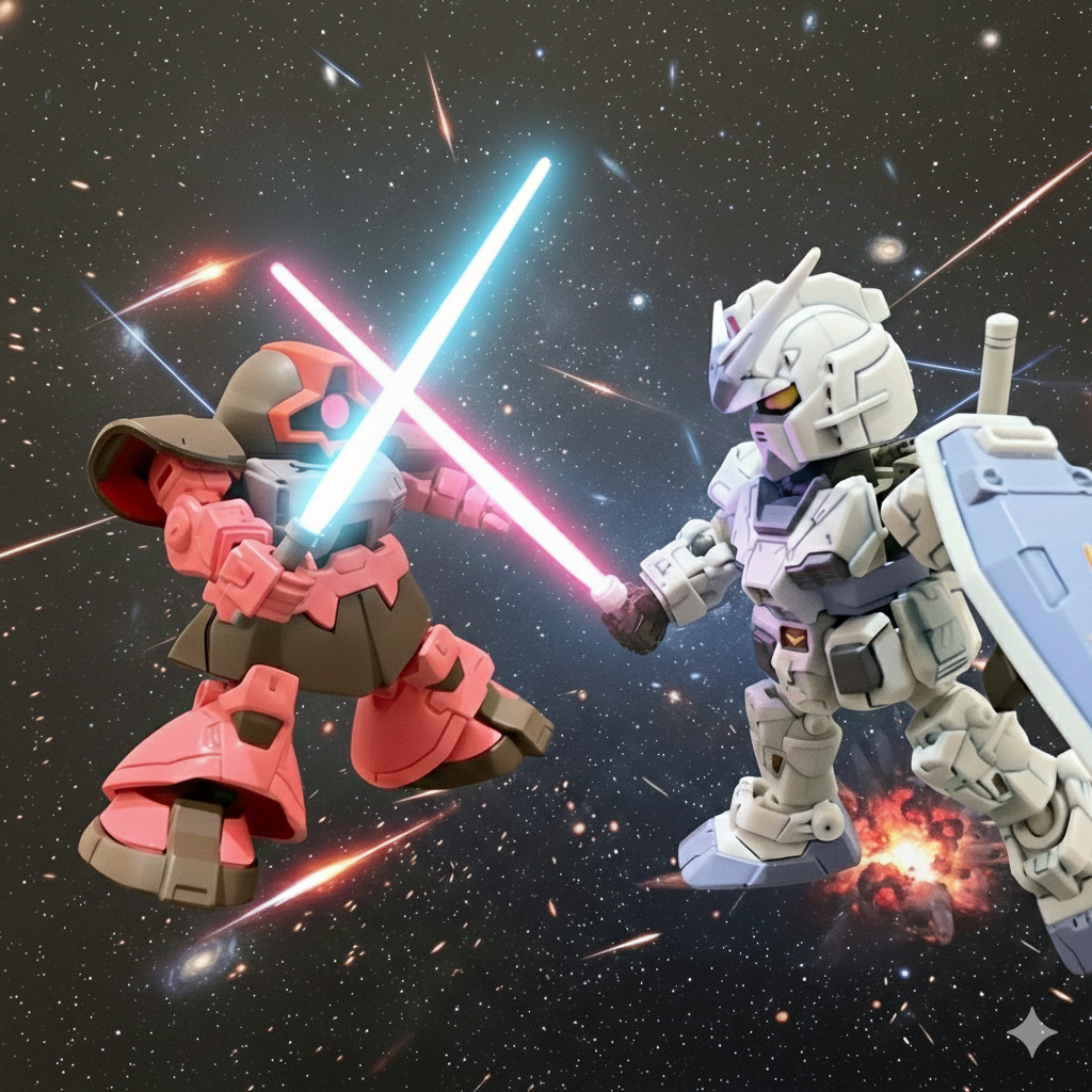 最後はデジラマで遊んでみました。 作りたいものが沢山あるので暫くモビリティジョイントの投稿が続くと思いますがお付き合いいただけると幸いです。手が遅いので作っている間に他の方とネタが被ることがあるかもしれませんが、その際は被ってもご容赦くださいませ。 ご覧いただきありがとうございました。