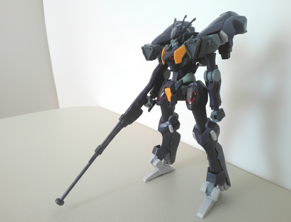 作品名：ガンダムファラクトエクステンド　完成しました。<p>近日公開です！ 背景はジェミニに仕上げてもらいました。</p>
