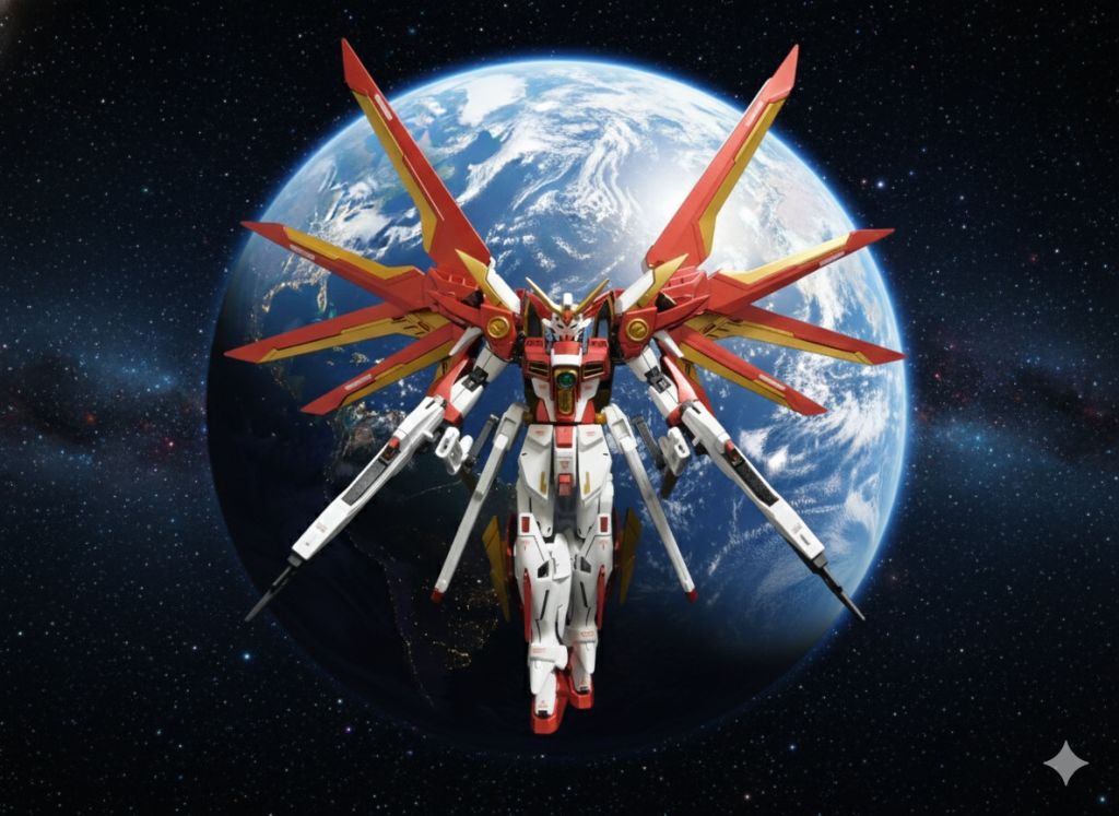 ウイングガンダム・セレスティア–4枚目/制作者:LAF