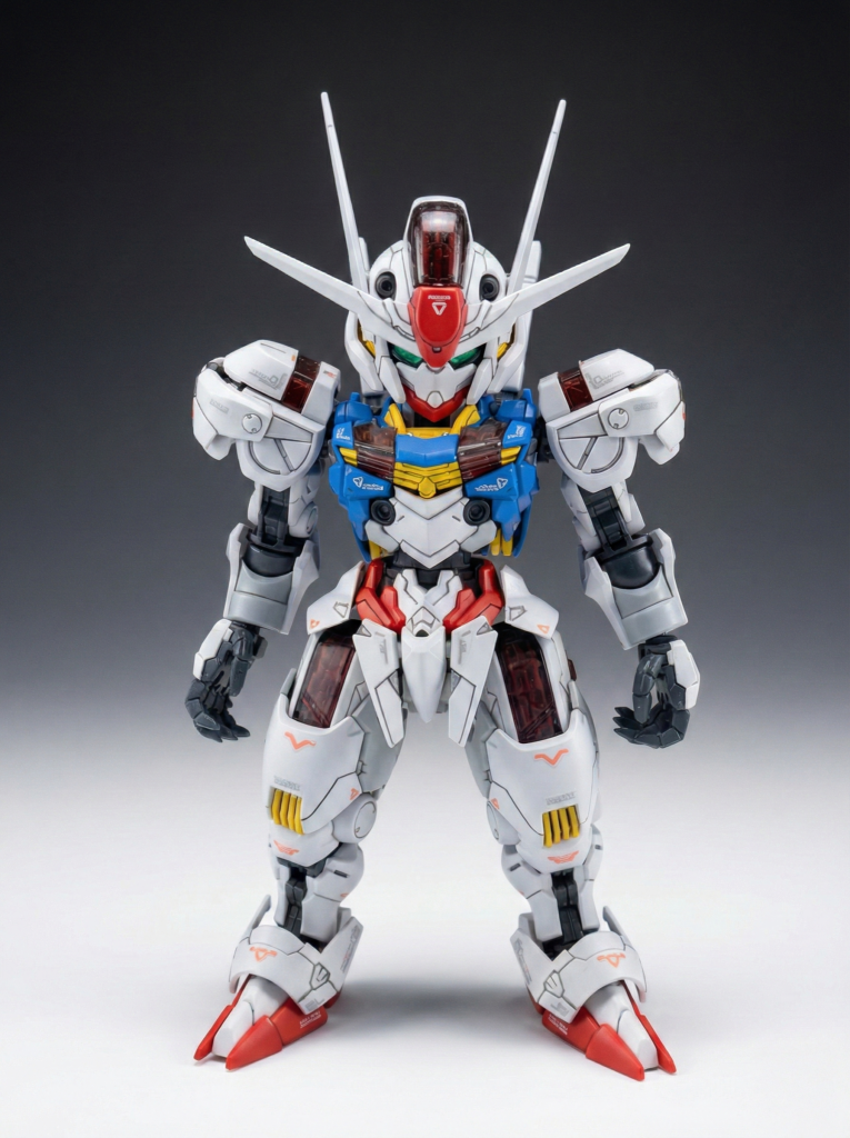 正面カット本当にプロポーションが素晴らしい。エアリアルはかなりSD映えしますね。