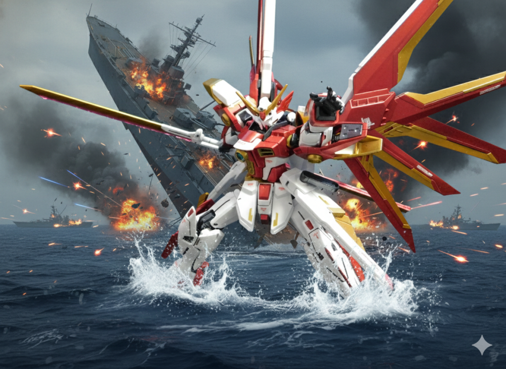 ウイングガンダム・セレスティア–6枚目/制作者:LAF