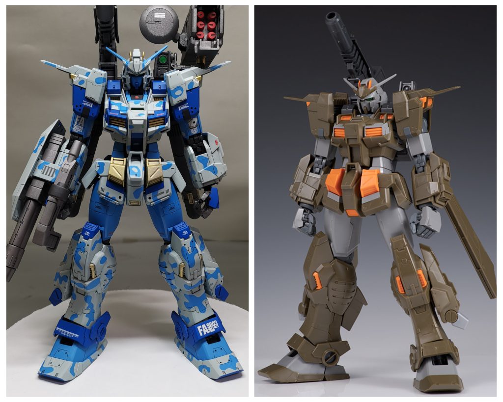 素組との比較。ガンプラは自由だ(๑•̀ㅂ•́)و✨