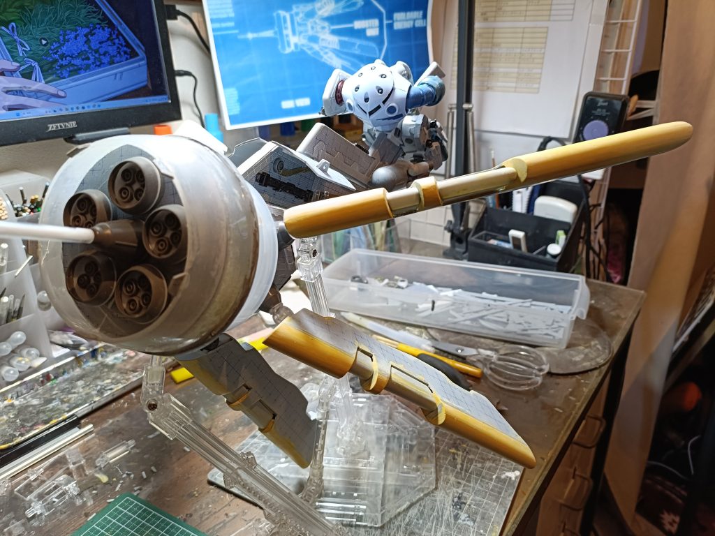 塗装前のスクラッチ完成状態。