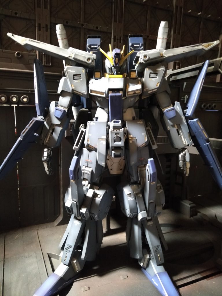 コアファイターの増加装甲はワザと、白くしてます。ロバート・オルドリン少尉なら、そうしそうだなぁと感じたんで。