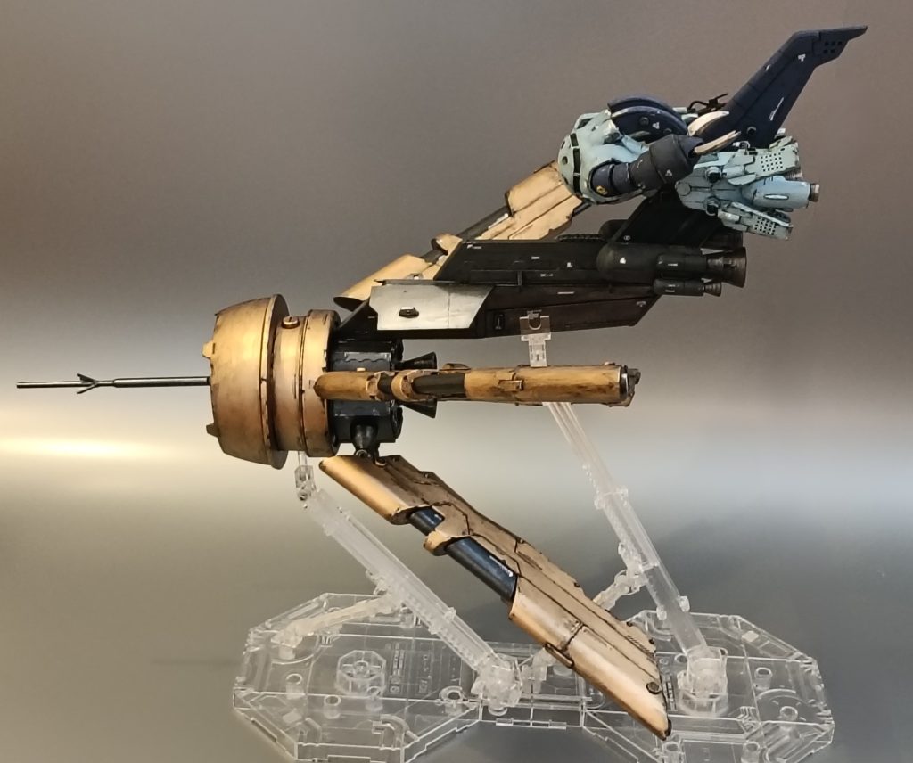 MSイグルーより、ゼーゴック&試作拡散ビーム砲クーベルメをスクラッチで作成しました。