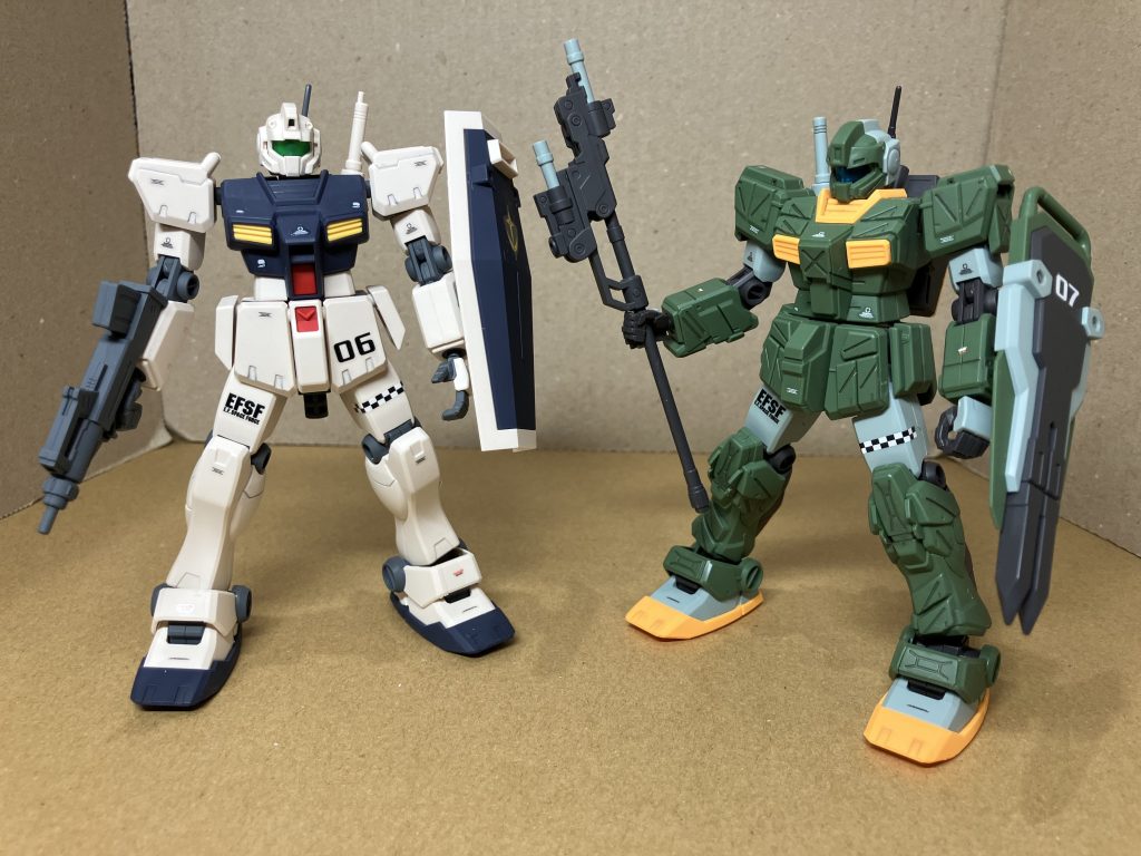 お友達と並んで量産機っていいですよね！