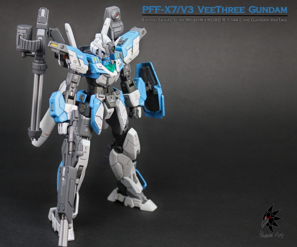 HGBDR Core Gundam VeeThree–2枚目/制作者：@HasakiArt