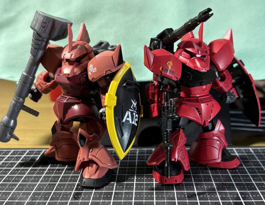 シャア専用とライデンてのツーショット❗️&nbsp;