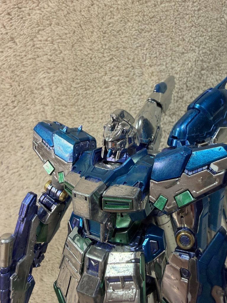 顔面のアンテナ外すと、ヘビーガンとかジェガン？ぽくなるの、結構好き。