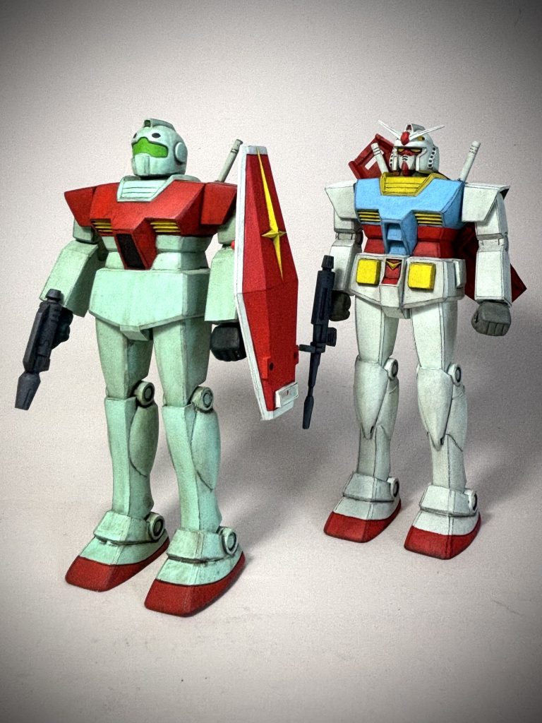 こちらが投稿前。あ!ジ、ジムが!やめろ!