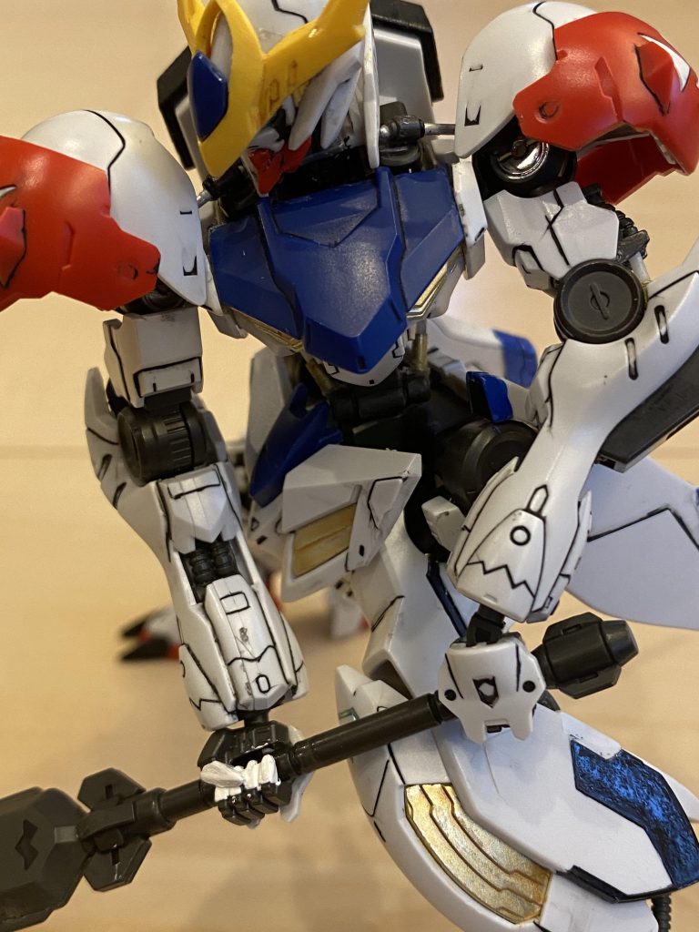 おまけポージング。次はバルバト素かヴィダール作るんじゃ無いですか？&nbsp;&nbsp;&nbsp;まぁどうせパイプが足りなくなるけど()