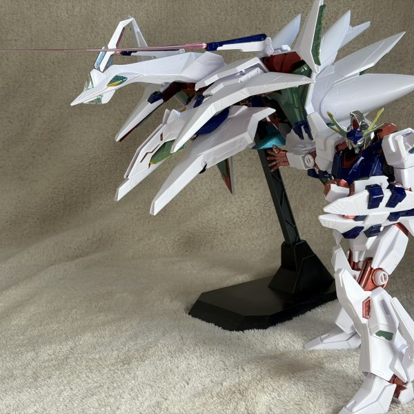 ペーネロペー超おススメです。&nbsp;■キルケーの魔女公開からもう3週目ですね。まだまだ多くの方に見て欲しいですね！（自分も4回目いつ行くか調整中）■ペーネロペーは、作りが良くわからなかったが、プラモ買って良かった！とてつもないなこれ！（おそらく、、、サイバーフォーミュラ入っていると思う。。。）オデュッセウスガンダムは、、、今後ペーネロペーとして生きていくので、この写真で最後になるような気がする。。。。■白部分をシルバーに塗る予定であるが、作る過程でシルバーの輝きが落ちそうなので、今回は作ってから塗る！■最終的に、フライト・フォームがお気に入りになると思うが、、、なんと、FFユニットに一目惚れ・・・・。これ、木馬にも見えるし、ドダイにも見えるし、騎馬にも見えるし、、、熱いな～。ペーネロペー超おススメです。（4枚目）