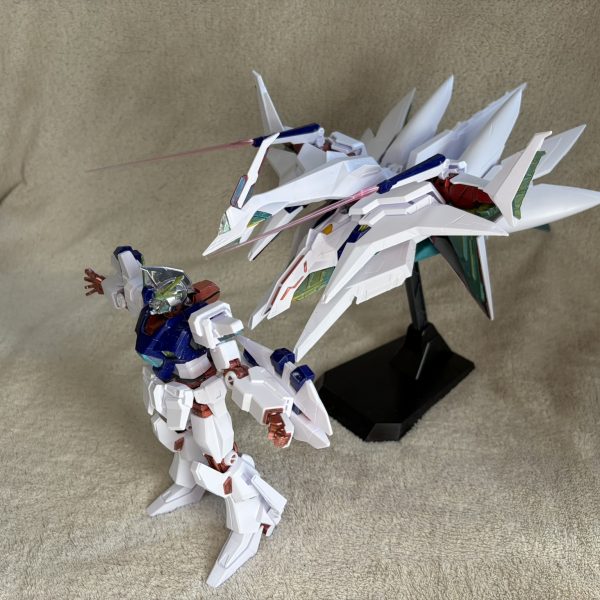 ペーネロペー超おススメです。&nbsp;■キルケーの魔女公開からもう3週目ですね。まだまだ多くの方に見て欲しいですね！（自分も4回目いつ行くか調整中）■ペーネロペーは、作りが良くわからなかったが、プラモ買って良かった！とてつもないなこれ！（おそらく、、、サイバーフォーミュラ入っていると思う。。。）オデュッセウスガンダムは、、、今後ペーネロペーとして生きていくので、この写真で最後になるような気がする。。。。■白部分をシルバーに塗る予定であるが、作る過程でシルバーの輝きが落ちそうなので、今回は作ってから塗る！■最終的に、フライト・フォームがお気に入りになると思うが、、、なんと、FFユニットに一目惚れ・・・・。これ、木馬にも見えるし、ドダイにも見えるし、騎馬にも見えるし、、、熱いな～。ペーネロペー超おススメです。（5枚目）