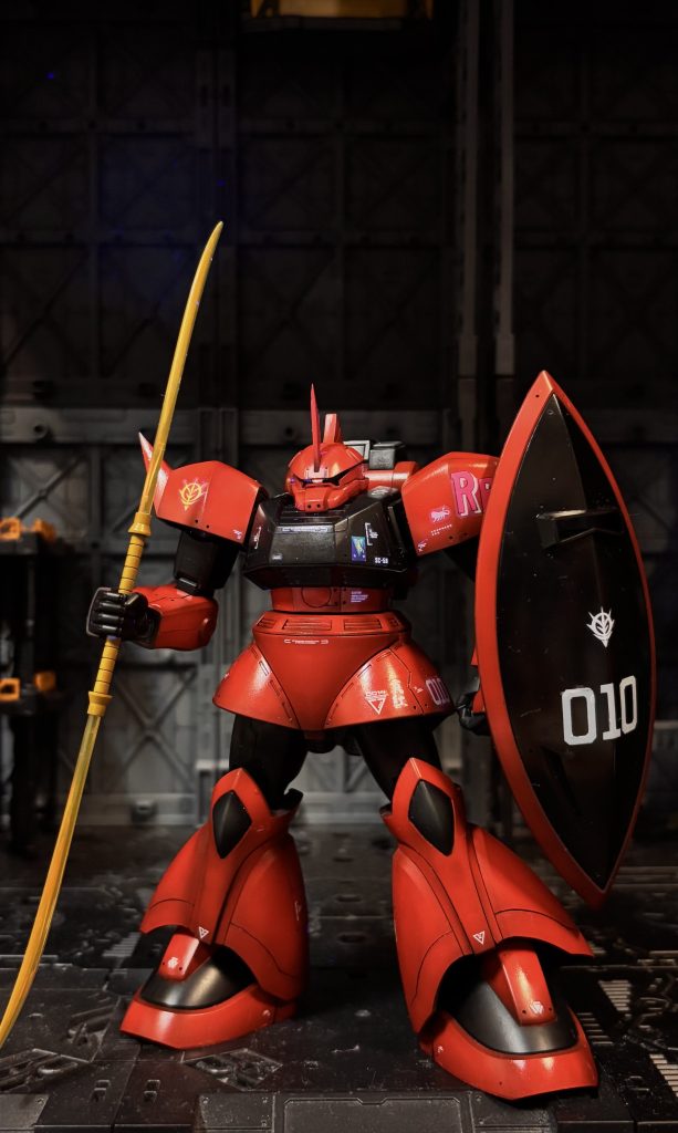 エアブラシにて全塗装、スタイル改修はせず、モールド追加と数箇所のディティールアップ。