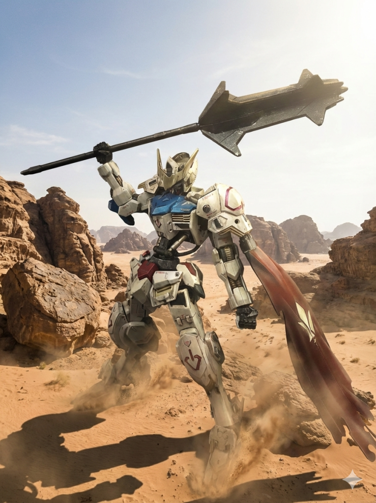 ガンダムバルバトス　　火星に立つ