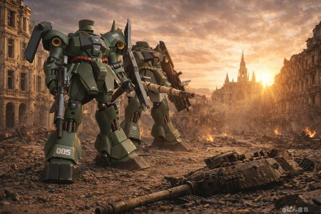 作品名：ChatGPTにPC用壁紙を作ってもらったら…<p>いい感じにできましたここ一年で格段に進化してますよね シンギュラリティもすぐそこに? 追記ついでにリーベンヴォルフも</p>
