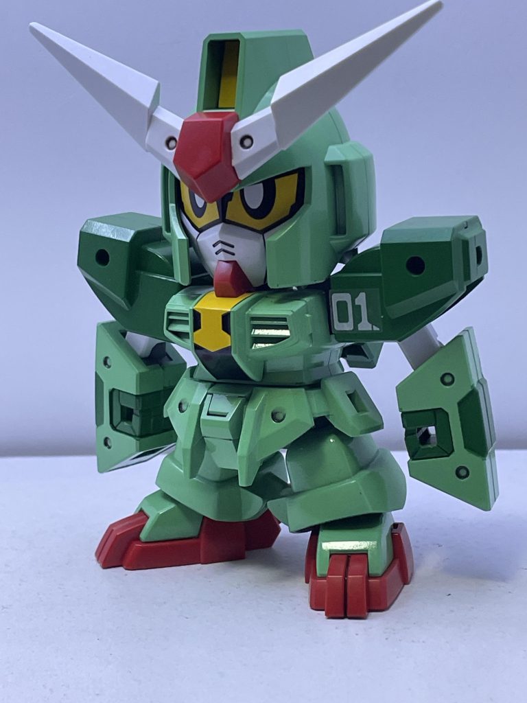 説明書の設定色通りに塗装しています。かなり昔に作ったキットですが、それとなく塗り分けをしてあります。