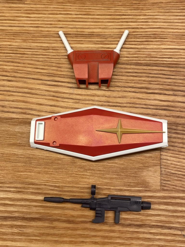 最後にバックパック、武装など