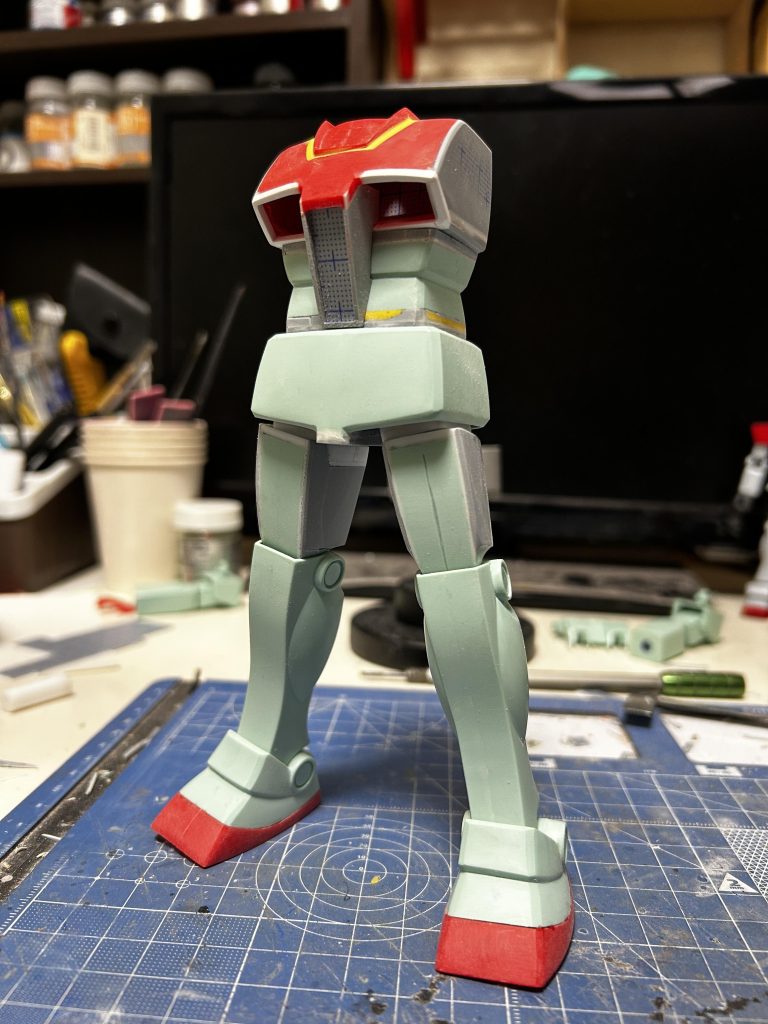 股関節のボールジョイント化と1軸追加太腿幅増し