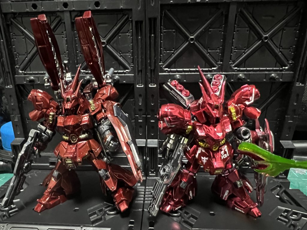 モビルスーツアンサンブル サザビー(新メッキ塗装)–9枚目/制作者：ガシャポン魂