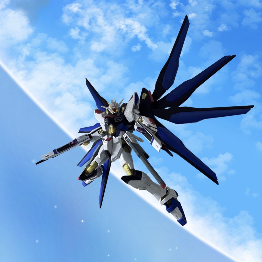 HGCE 1/144 ストライクフリーダム STRIKEFREEDOM&nbsp;背景はプロクリエイトで描画しております！