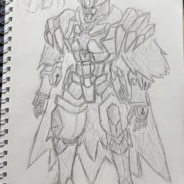 誰？とか悲しいことは言わないでくださいね？超ご無沙汰してます。Lasguaです。なんで1年間何の更新もなかったかっていうと大学の卒研&新社会人になった時のドタバタでプラモをやる時間が全くと言っていいほど無くてですね…ようやく落ち着いてきたのでやっと更新できます。長らくお待たせしました。😅今はG-ALIVE！という模型サークルに所属して今年のホビーショー向けにジンクス併せ用のジンクス改造真っ只中という訳です。そして改造の話。自分で描いたラフ絵を元に改造してる訳ですが、既存のHGじゃ可動域が全然ないのでMGを元に胴体を分断、ボールジョイントを仕込んで前後に動くようにしました。あとは足の移植。ジークルーネの足を真ん中でぶった切って接着、百錬とジークルーネの足が付けられるように5mmプラパイプで延長&追加、という感じです。下手っぴなラフ絵からわかる方もいるかもしれませんが、これはいつぞややったガンプラ×モンハン計画の続き。つまり第2弾ということです。諸事情あって第2弾と第3弾が入れ替わりますがそこはご容赦ください( ˊᵕˋ ;)💦ということでまたGUNSTAを更新していきますので今後ともよろしくお願いします🙇（6枚目）