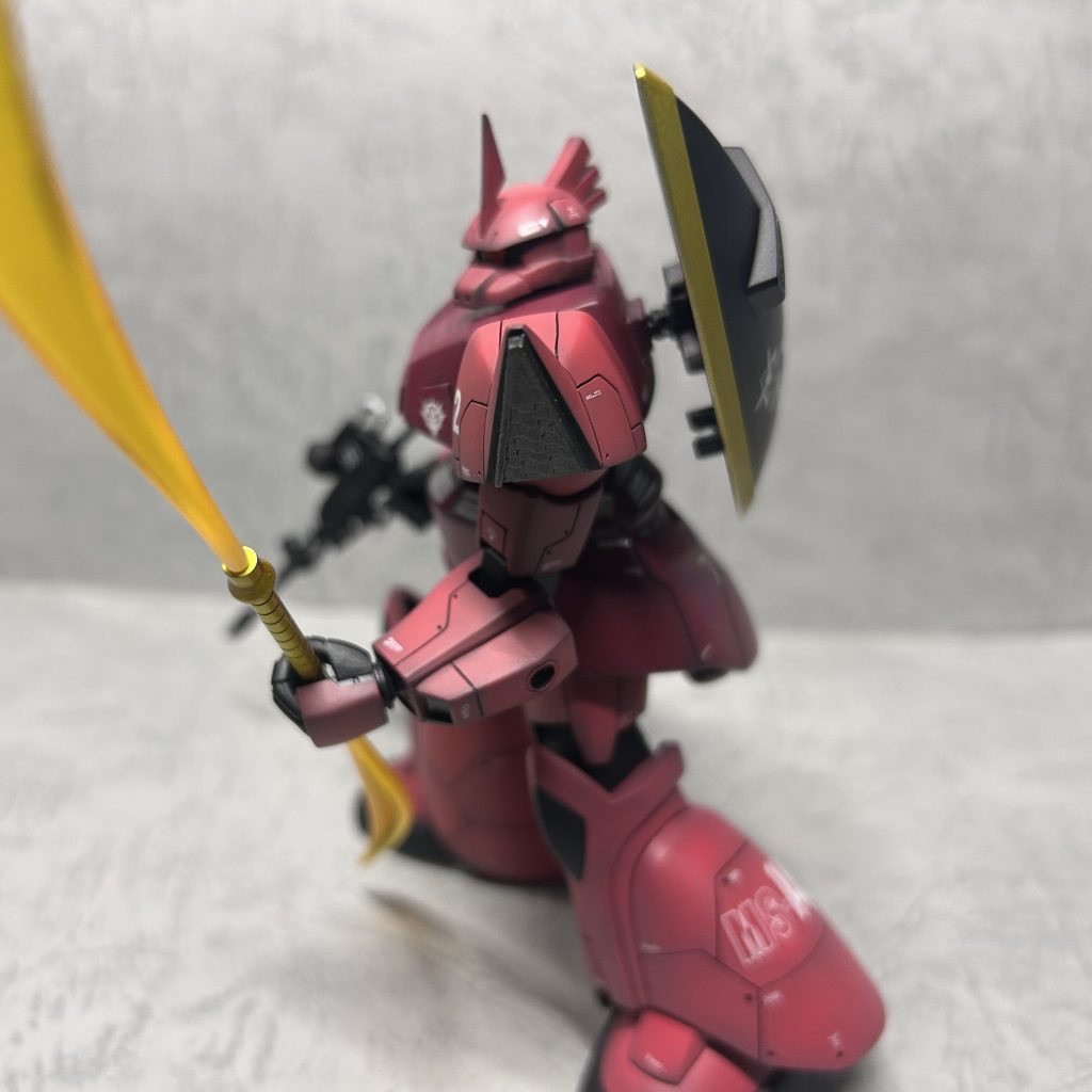 肩の側面にプラ板で放熱板を制作してみました！