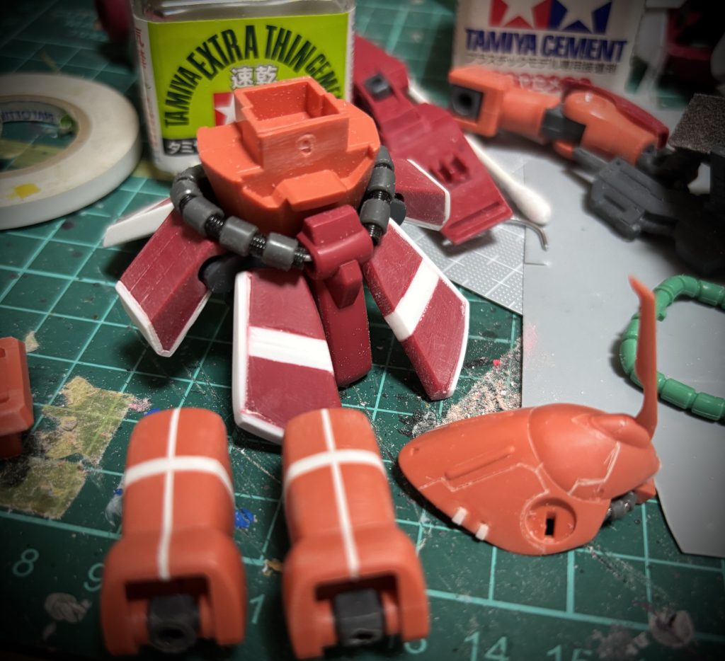 ボリュームアップと動力パイプの変更