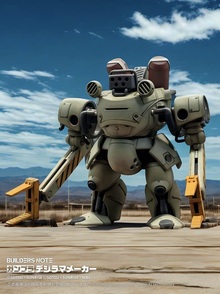 最後にジオン軍仕様のデジラマです。現場感が良いですね。それでは、最後までご覧いただきありがとうございました！