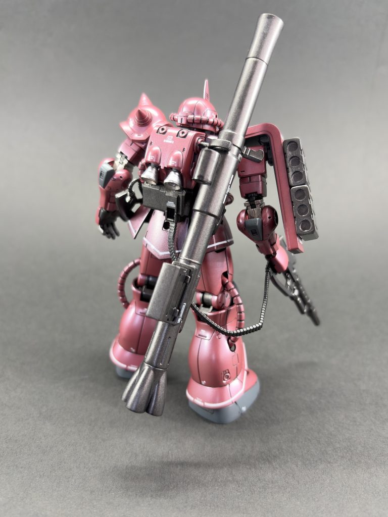 何でもかんでもメタリックっぽくしたくて、ほとんどシルバーを混ぜて調色しました。