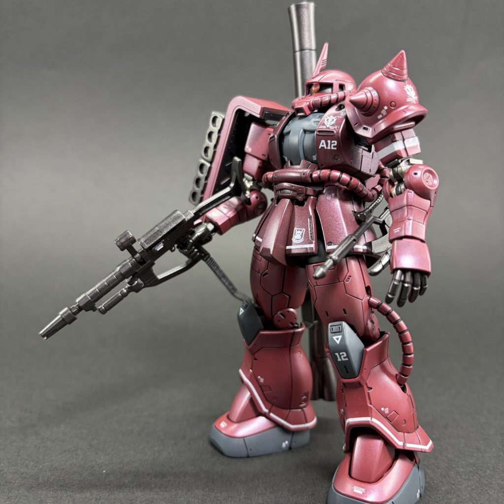 HG シャア専用ザクII オリジン版 全塗装 完成品 HG シャア専用ザクII オリジン版｜contaさんのガンプラ作品｜GUNSTA