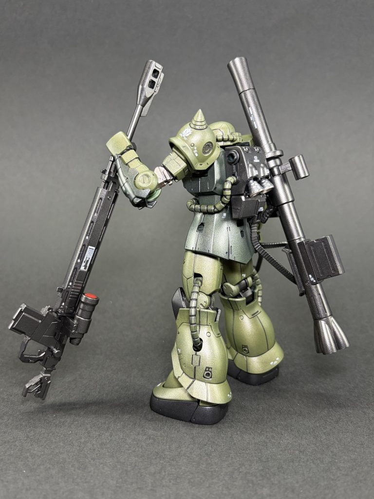 オリジン系はいいですね。ザクを含めてはあまり手に入らないので、見つけしだい入手して作っていけたらと思ってます。ご覧いただきありがとうございました。&nbsp;