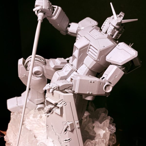 雪像メガサイズガンダム