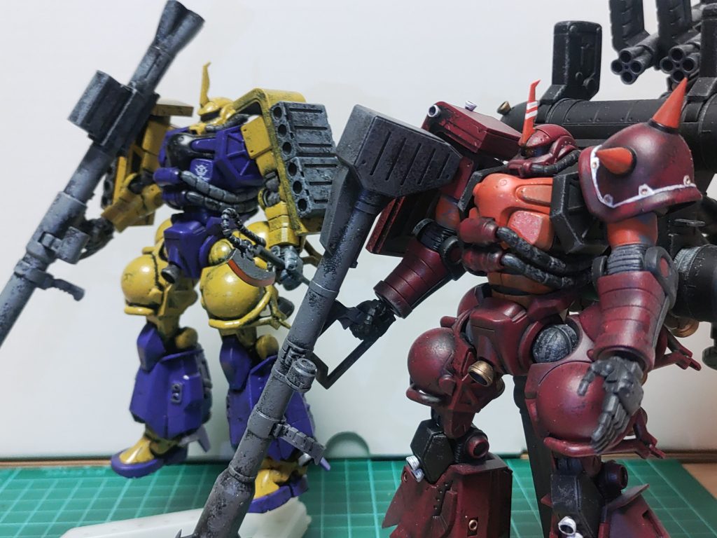 初めて投稿を知ったサイコ &nbsp;ザクと今回投稿を知ったシーマ様専用機です。