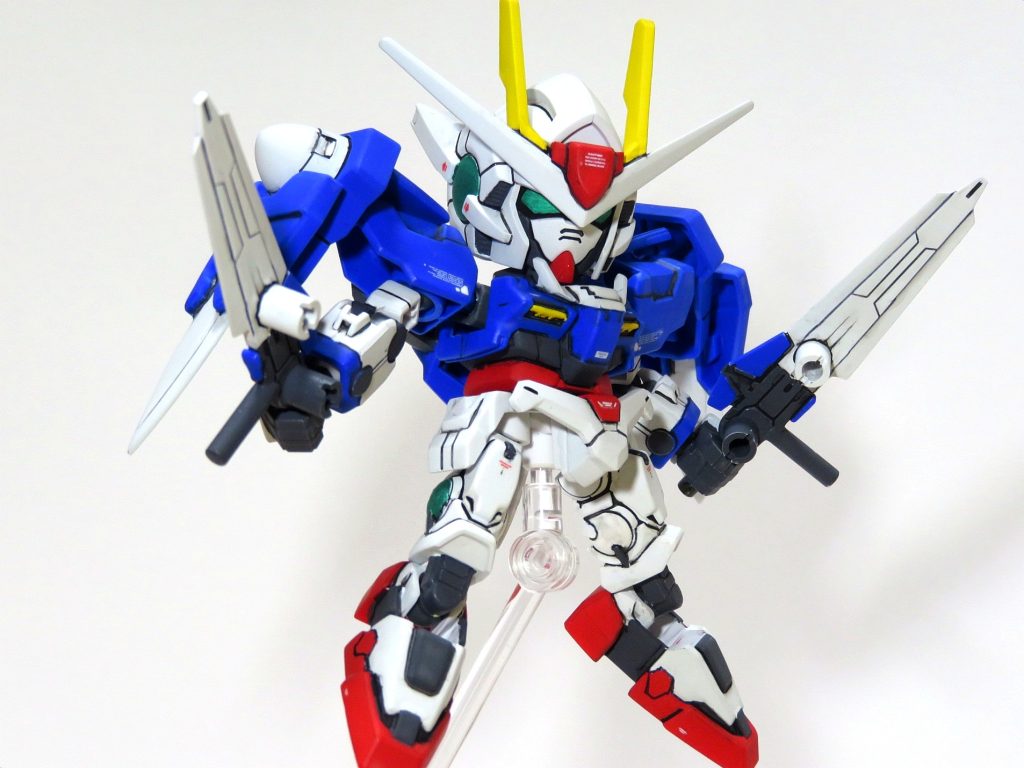 SDEX ダブルオーガンダム　筆塗り全塗装