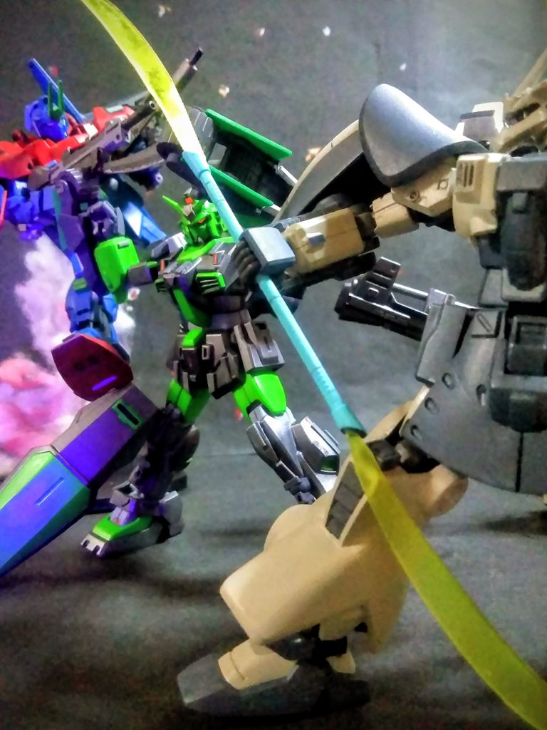 フっ！お前達と遊ぶには私も＂Pugno Della Vittoria＂を使わなければ⤴️⤴️チィ💦コイツらが相手では、一人は分が悪いか？来い❗『セシリス‼️』