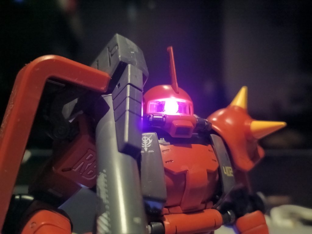 MG 高機動型ザクII ジョニー•ライデン専用 LED組込み