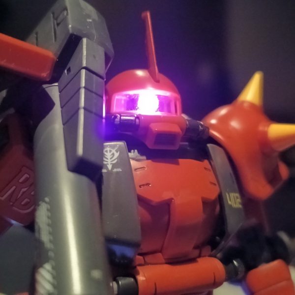 MG 高機動型ザクII ジョニー•ライデン専用 LED組込み