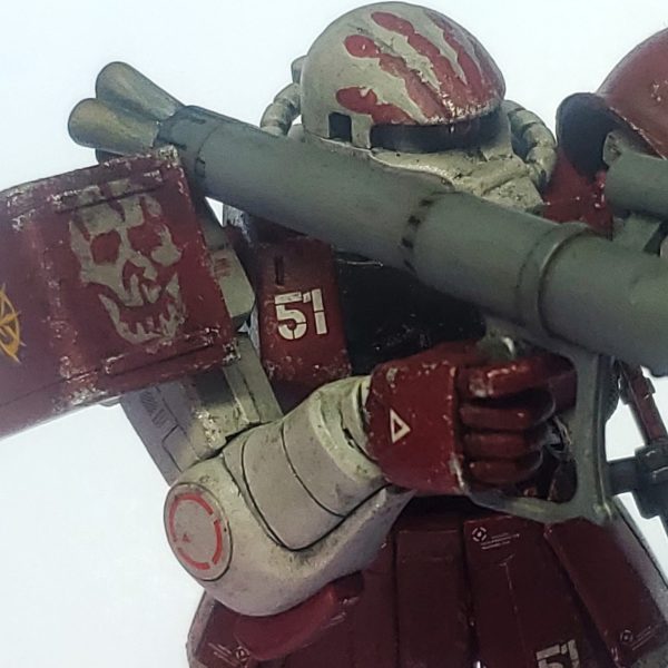 余ったパーツでHGUCザクⅡを完成させる