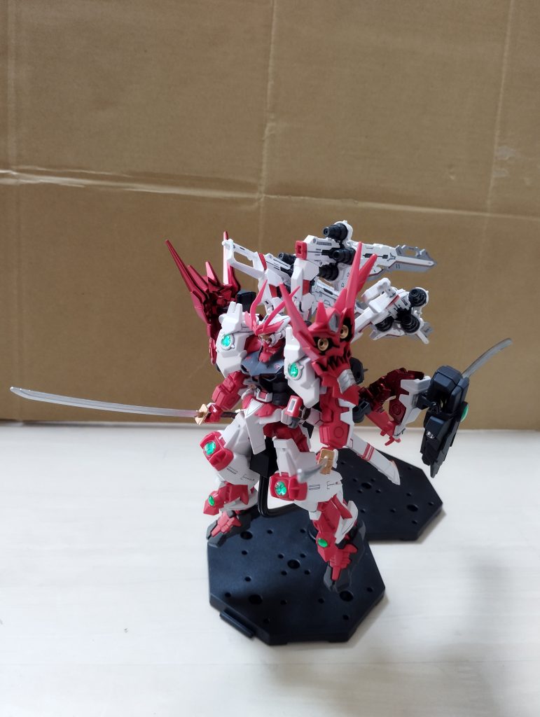 この後の撮影しようとした時に、バックパック真ん中のに柄がないのに気づいた。