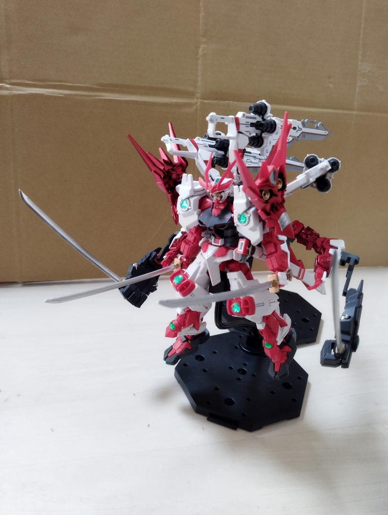 副腕展開。柄付けましたw副腕から副腕が生えてますが、無理くり三面六臂を維持という事で『 阿修羅 改』とも出来るかなw