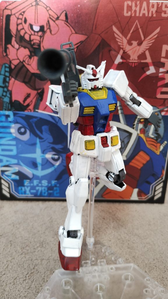 エコプラ　ガンダム　筆塗り