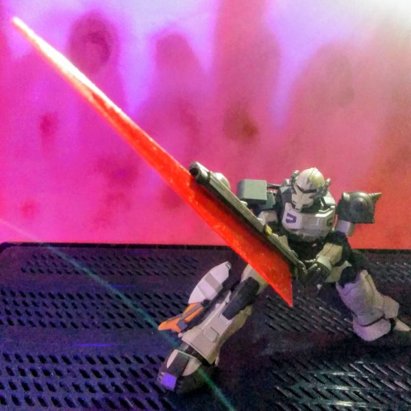 アクト・ザク　《天斗朝靄 特務大尉専用機》　『プレリ・ユード 従軍記者の突撃リポート』　　ζζ SHASINジャナイ❗❓ver, ζζ　