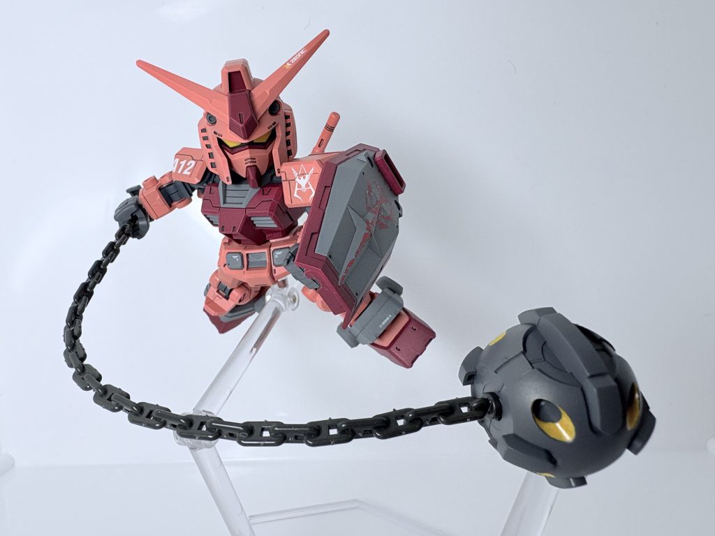 ハンマーの躍動感！内部のイエローは爪楊枝を使ってちまちま塗装。