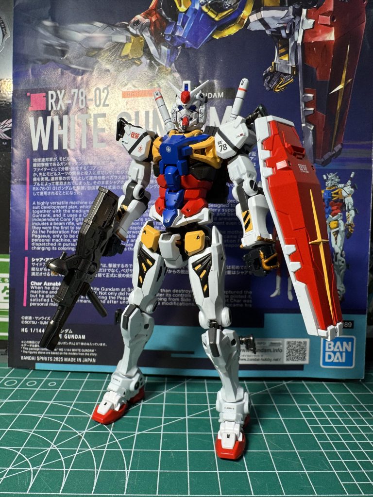 なんとか完成しました(gandam2)よかったね 以上で白いガンダムのご紹介を終わり…