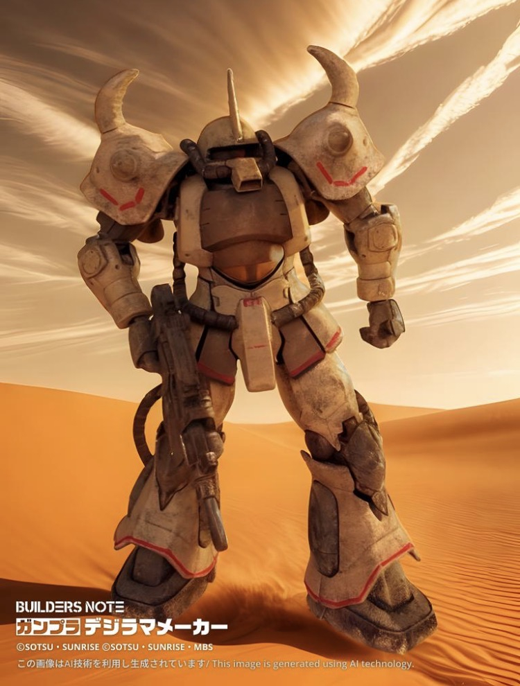 熱砂の戦い‥グフ砂漠戦試験機