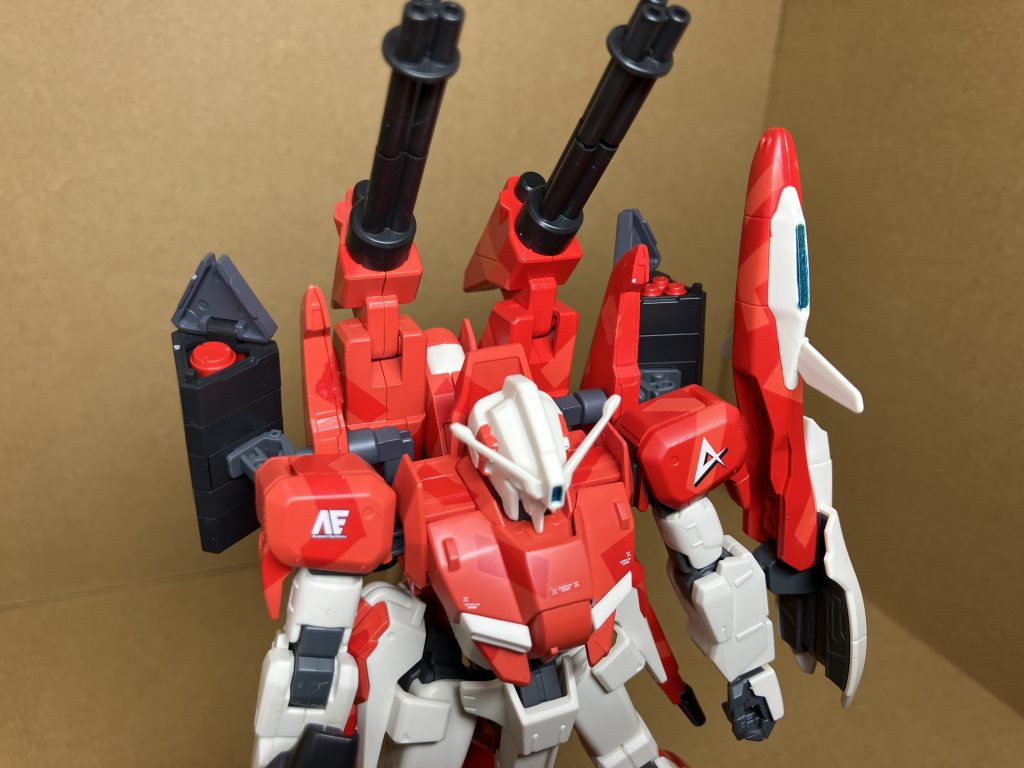 背中がけっこうゴチャゴチャしています。